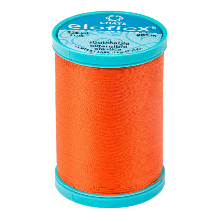 Coats and Clark Eloflex Thread 7640 Orange  225yd