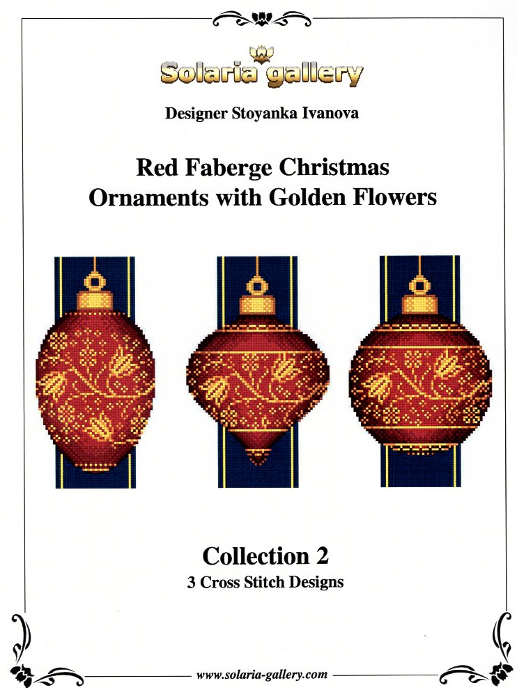 Red Faberge Ornaments #2