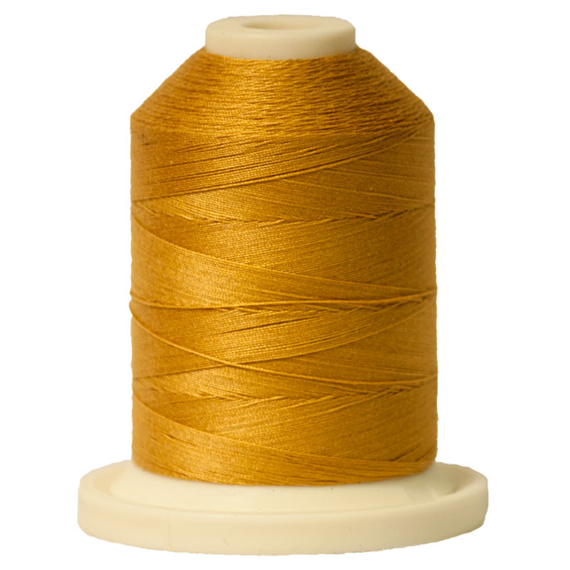 Signature 40wt Solid Cotton Thread SIG40-110 Mustard  700yd