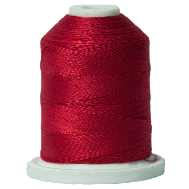 Signature 40wt Solid Cotton Thread SIG40-504 Holiday Red  700yd