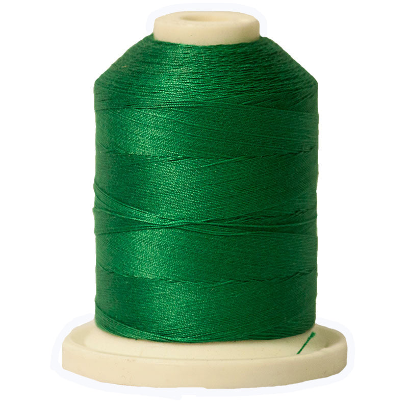 Signature 40wt Solid Cotton Thread SIG40-925 Bright Kelly  700yd
