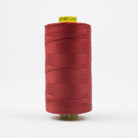 WonderFil Spagetti 12wt Cotton Thread SP009 Deep Rich Tomato Red  400m