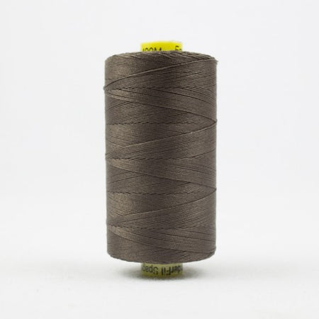 WonderFil Spagetti 12wt Cotton Thread SP020 Dark Grey Taupe  400m