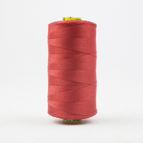 WonderFil Spagetti 12wt Cotton Thread SP024 Soft Red  400m