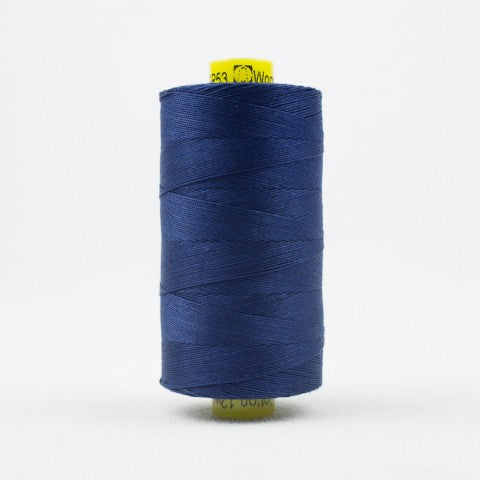 WonderFil Spagetti 12wt Cotton Thread SP053 Bright Navy  400m