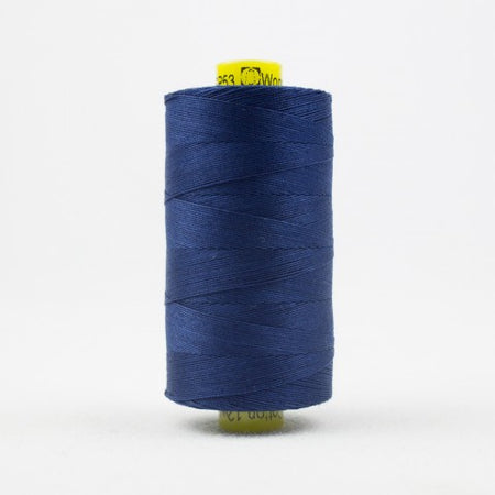 WonderFil Spagetti 12wt Cotton Thread SP053 Bright Navy  400m