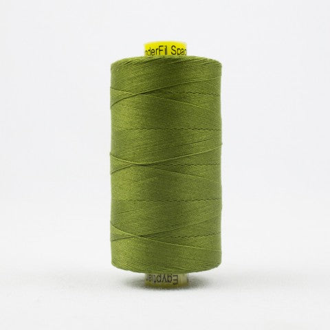 WonderFil Spagetti 12wt Cotton Thread SP054 Olive  400m