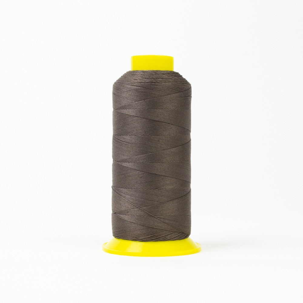 WonderFil Spagetti 12wt Cotton Thread SP020 Dark Grey Taupe  1200m