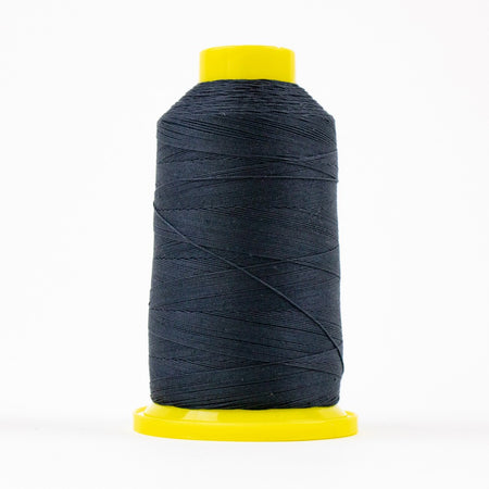 WonderFil Spagetti 12wt Cotton Thread SP201 Soft Black  1200m