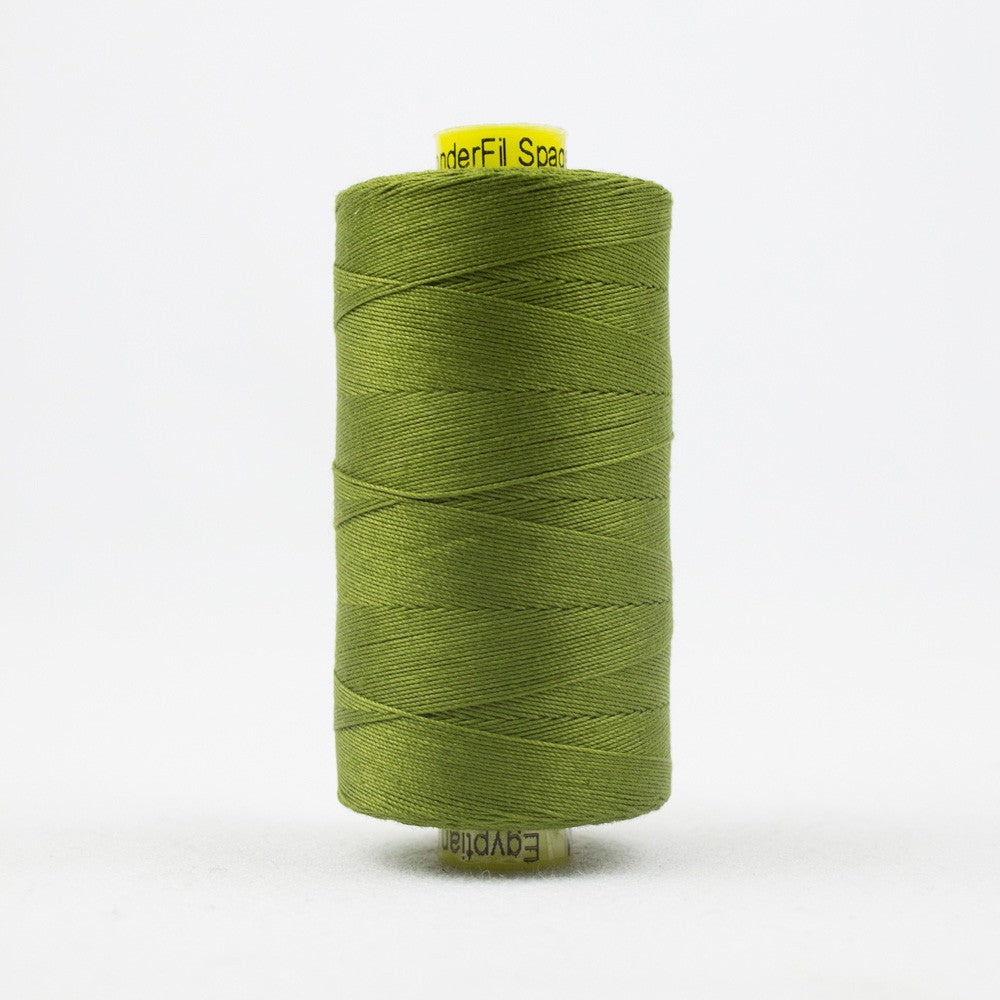 WonderFil Spagetti 12wt Cotton Thread SP054 Olive  1200m