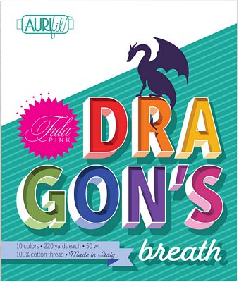 Aurifil Dragon's Breath Thread Set From Tula Pink 10 Small Spools