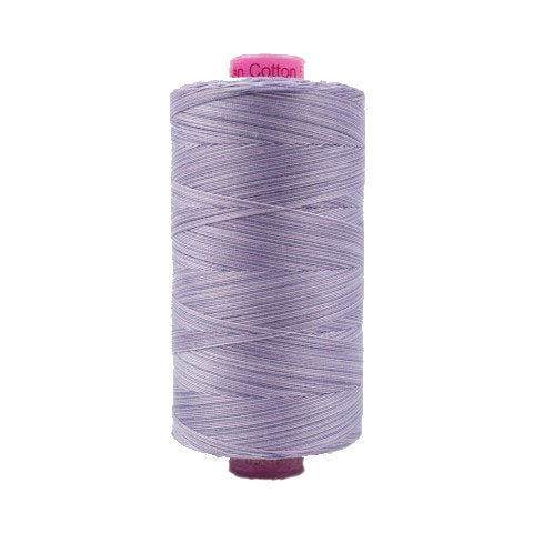 WonderFil Tutti 50wt Variegated Cotton TU19 Lavender  1000m Spool