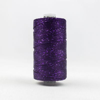 Wonderfil Dazzle 8wt Rayon/Metallic Thread 0124 Purple  200yd/183m