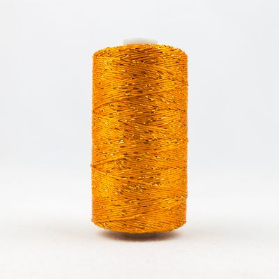 Wonderfil Dazzle 8wt Rayon/Metallic Thread 2108 Pumpkin  200yd/183m
