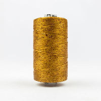 Wonderfil Dazzle 8wt Rayon/Metallic Thread 0328 Golden Brown  200yd/183m
