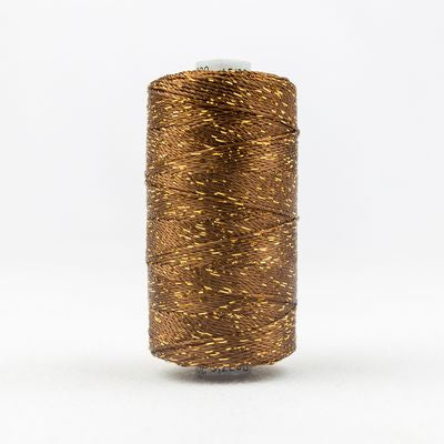 Wonderfil Dazzle 8wt Rayon/Metallic Thread 6230 Nutmeg  200yd/183m