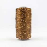 Wonderfil Dazzle 8wt Rayon/Metallic Thread 6230 Nutmeg  200yd/183m
