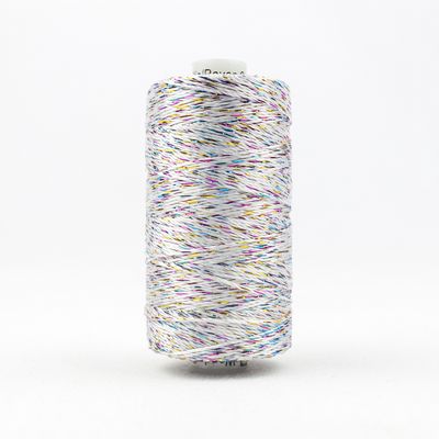 Wonderfil Dazzle 8wt Rayon/Metallic Thread 8201 White  200yd/183m