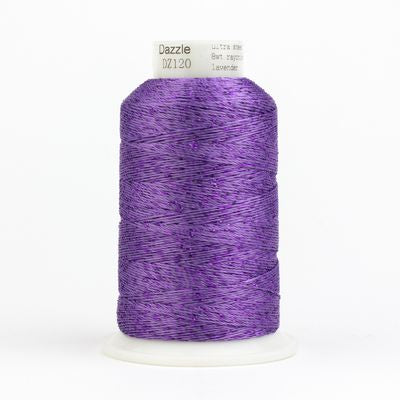Wonderfil Dazzle 8wt Rayon/Metallic Thread 0120 Lavender  450yd/411m