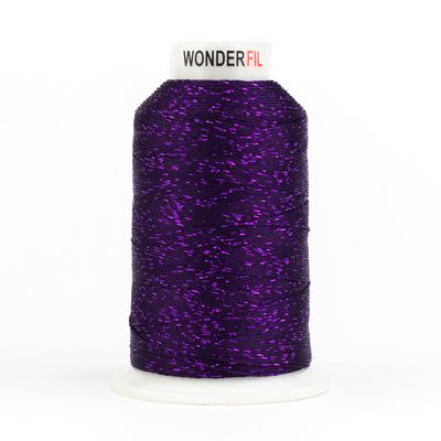 Wonderfil Dazzle 8wt Rayon/Metallic Thread 0124 Purple  450yd/411m