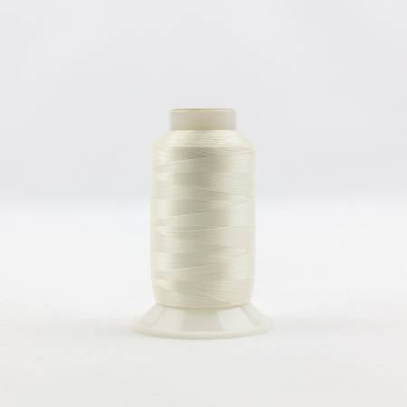 Wonderfil Invisafil 100wt Polyester Thread 112 Antique White  2500m Spool
