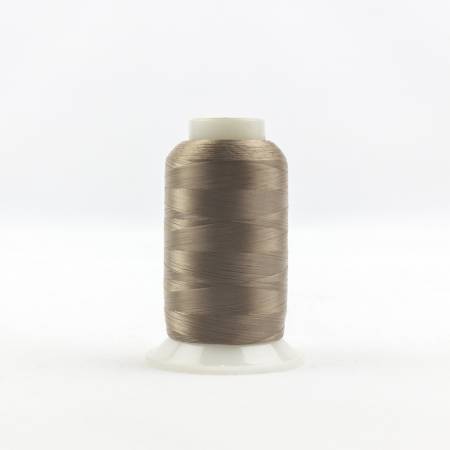 Wonderfil Invisafil 100wt Polyester Thread 114 Brown/Grey  2500m Spool