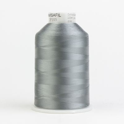 Wonderfil Invisafil 100wt Polyester Thread 103 Grey  10,000yd Cone