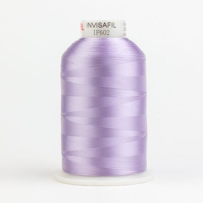 Wonderfil Invisafil 100wt Polyester Thread 602 Violet  10,000yd Cone