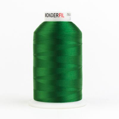 Wonderfil Invisafil 100wt Polyester Thread 606 Christmas Green  10,000yd Cone
