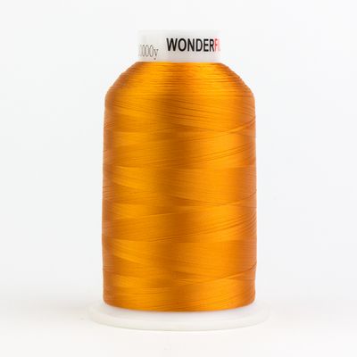 Wonderfil Invisafil 100wt Polyester Thread 703 Tangerine  10,000yd Cone