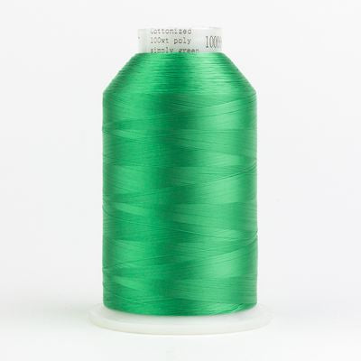 Wonderfil Invisafil 100wt Polyester Thread 712 Simply Green  10,000yd Cone