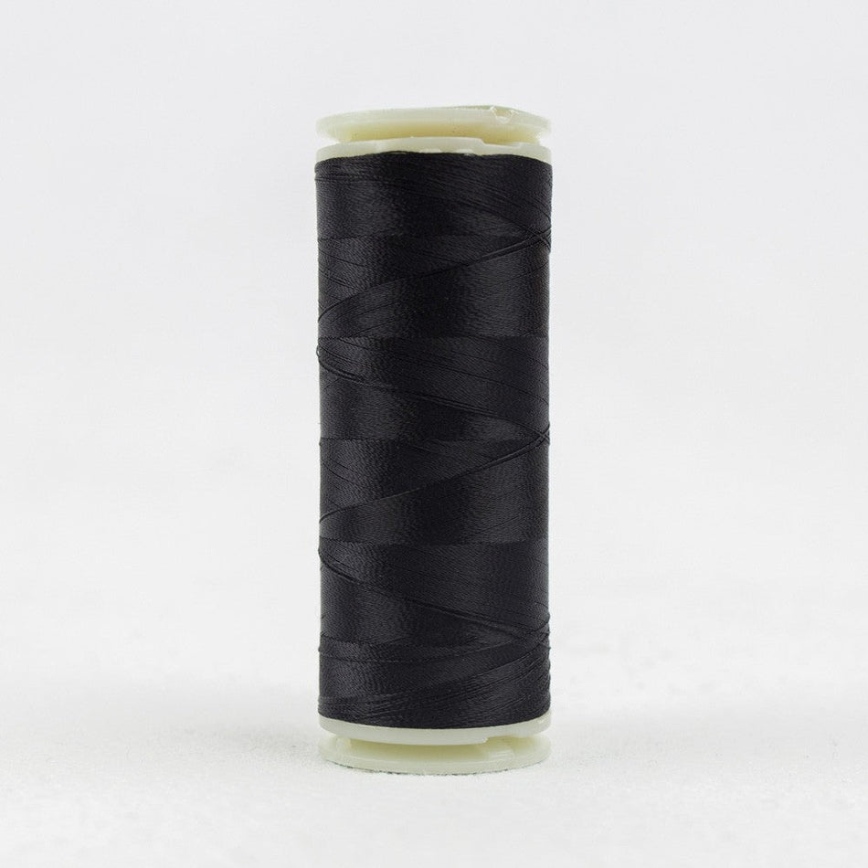 Wonderfil Invisafil 100wt Polyester Thread 101 Black  400m Spool