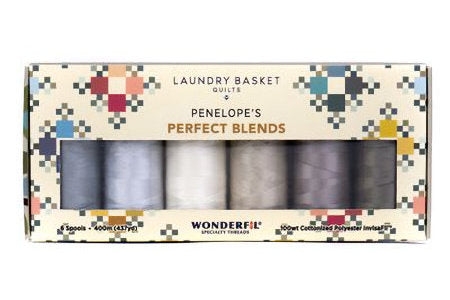 Wonderfil Invisafil Penelopes Perfect Blends Thread Set WFLBQ0097