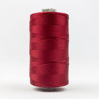 Wonderfil Razzle 8wt Rayon Thread 1148 Dark Red  250yd/229m