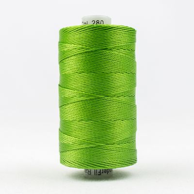 Wonderfil Razzle 8wt Rayon Thread 0280 Grass Green  250yd/229m
