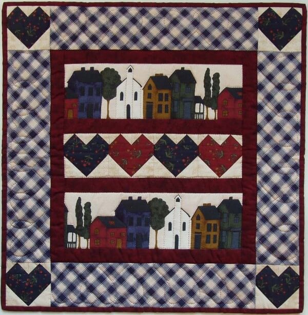Hearts and Homes Wall Quilt Kit from Rachels of Greenfield