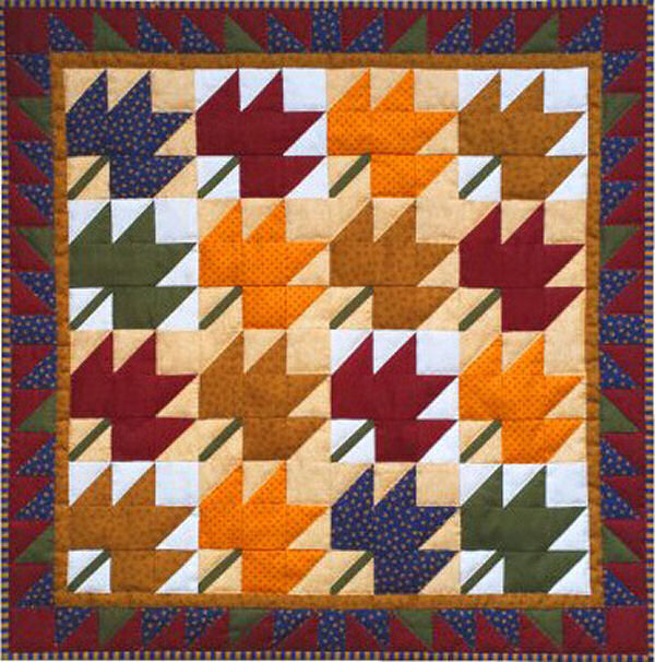 Leaves Wall Quilt Kit from Rachels of Greenfield