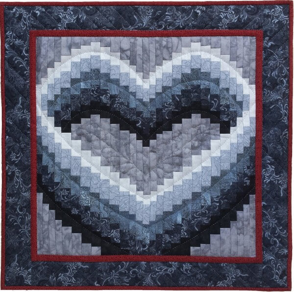 Open Heart Wall Quilt Kit from Rachels of Greenfield