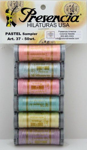 Presencia Thread 50wt Pastel Sampler
