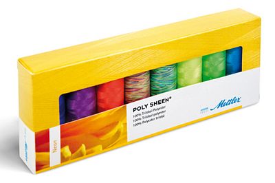 Mettler Thread Polysheen Neon Colors Thread Set PS89